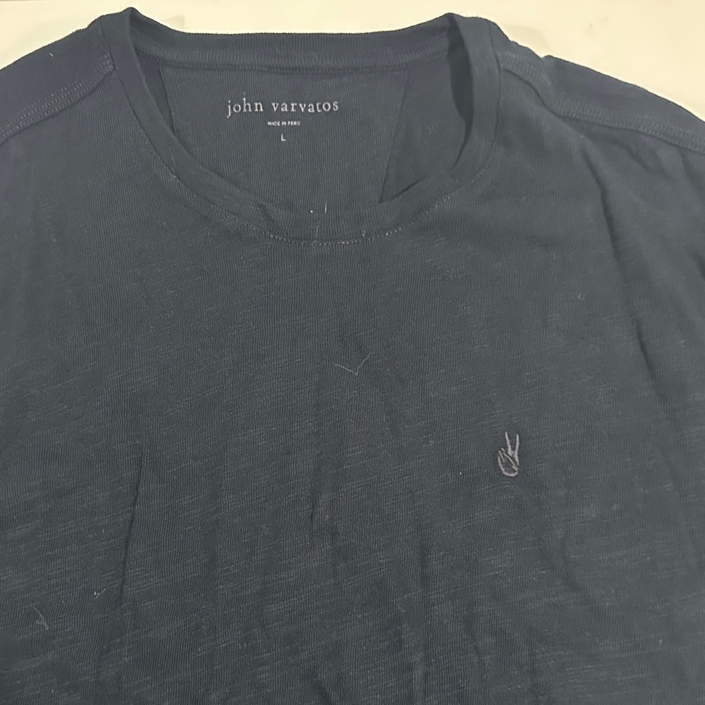 John Varvatos Dark Blue Short Sleeve Tee